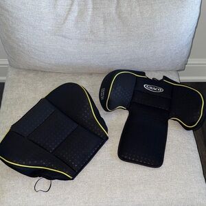 Graco Black and Yellow Kids Seat Cushion